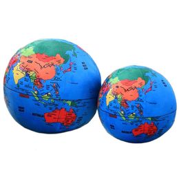 Plush Pillows Cushions Meaningful Globe Toy English Sphere Soft Doll Training and Learning Stuffed ball for Children Creative Kids Present 230719