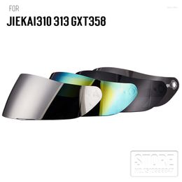 Motorcycle Helmets GXT358 JIEKAI 313 310 Full Face Helmet Visor Lens Motocross Visors Shield Colour FOR GXT