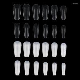False Nails Full Cover Nail Tips Manicure Accessories Artificial Extra-Long Square 504x E1YD