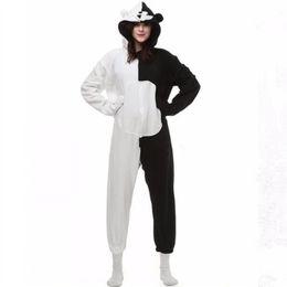 Danganronpa Dangan Ronpa Monokuma Monomi Bear Fleece Onesie Pyjama Costume Halloween Carnival Party Clothing Cartoon Jumpsuit Slee231d