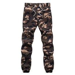 Cotton Mens Jogger Autumn Pencil Harem Pants Men Camouflage Military Pants Loose Comfortable Cargo Trousers Camo Jogge Quality269k