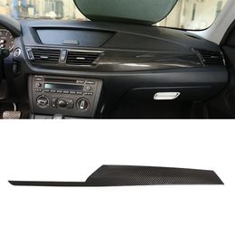 Carbon Fibre Car Interior Centre Console Protection Panel Cover Trim For X1 E84 2011-2021 Accessories Other2296