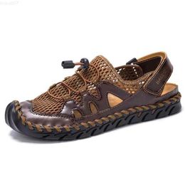 Sandals Summer New Men's Large Size 48 Thick Bottom Sandals Men's Trendy Beach Shoes Sandals and Slippers Men's Shoes Light Casual L230720