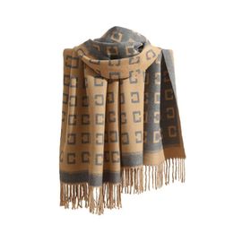 2022 High quality Winter unisex 100% Cashmere scarf classic letter scarf ladies and boys Wool designer shawl big size244o