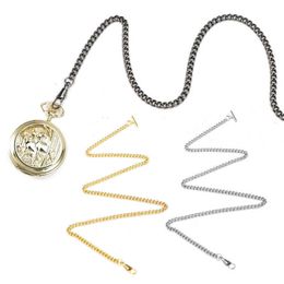 Pocket Watch Chain 44cm65cm Length Retro T-bar Metal Pocket Watch Chain Pendant Holder Metal Pocket Watch Accessories for Watchmaker 230719