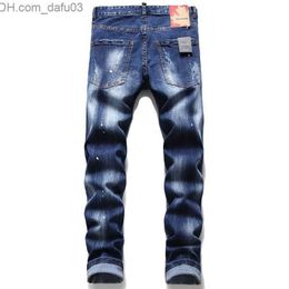 Men's Jeans design new jean for men pants jeans skinny super Stretch trousers High Rise 90s Stretch Denim Trouser hip hop streetwear Badge pant Z230720