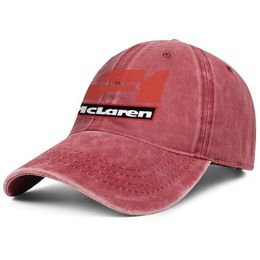 Stylish Mclaren F1 Logo Unisex Denim Baseball Cap Vintage Classic Hats McLaren 3D effect flag for logo black camouflage car p309H