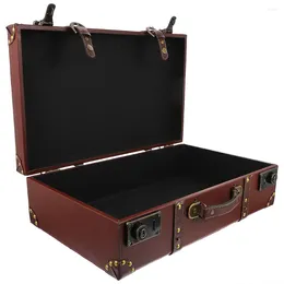 Gift Wrap Jewelry Cabinet Packing Case Pography Prop Decorative Storage Household Suitcase Decoration