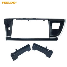 FEELDO Car 2Din 10 1 Radio Fascia Frame Adapter For Toyota Corolla Altis LHD Stereo Panel Dash Installation Frame Kit #627194s