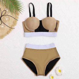 New Bikini Swimwear for Women Brand Bathing Suit Beachwear Summer one piece Sexy Lady g letter Flower print Swimsuit215Y