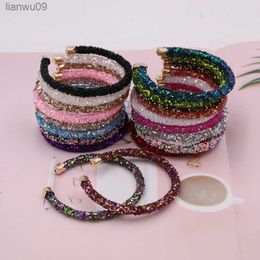 Xujiafu New Colourful Resin Flash Bracelet Women's CBracelet For Women Charm Bracelets Fashion Party Jewellery Gifts Wholesale L230704