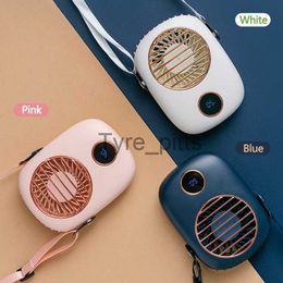 Portable Air Coolers Hanging neck Fan USB Portable fan Charging Handheld hanging neck Small mini net red Electric fan portable air conditioning x0730 x0729 x0731