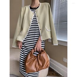 Women's Jackets Buttons Fashion Loose Casual Women Green Coat Full Sleeves Spring Good Quality Lady Clothing