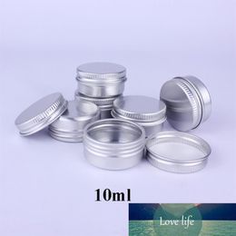 300pcs 10g 10ml Aluminum Tin Jar Metal Containers Lip Balm Container Empty Candle Jars Cream Pot Box2652