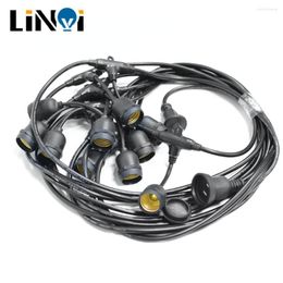 Strings E27 Outdoor LED String Lights Waterproof Bulb For Garden Vintage Patio Wedding Party