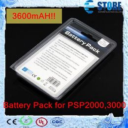 3600mah 3 6v battery pack for sony psp 1000 psp2000 3000 brand new and express white box package2790