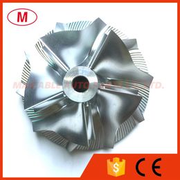 TD05H 51 20 69 10mm 5 5 blades Reverse Turbo Billet Compressor wheel Aluminium 2618 Turbocharger Milling compressor wheel for Mitsu252W