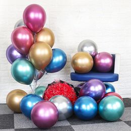 Festival and Party Decorations Various Sizes Thickened Metal Balloons Round Latex Balloons Wedding Decoration Festive Balloons