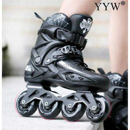 Inline Roller Skates 35-44 Inline Roller Skates Outdoor Sports Professional Sneakers Rollers Adjustable Wheels Adult Tracer Speed Skate Shoes 4 Rodas HKD230720