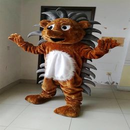 High-quality Real Pictures Deluxe Hedgehog brown hedgehog Mascot Costume Mascot Cartoon Character Costume Adult Size 314V