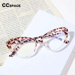 Sunglasses Frames 54548 Leopard Eyeglasses For Women Anti Blue Light Retro Transparent Fashion Cat Eye Glasses Optical Frame