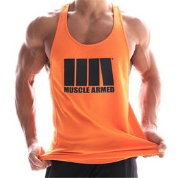 Men's Tank Tops Bodybuilding Stitching mesh Tank Tops Men Gym Workout Fitness sleeveless shirt Male Quick dry Undershirt Casual Singlet vest 230719