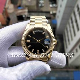 Men Size Watch Super BP Factory 40mm New V2 Stainless Steel BRACELET Black Diamond Dial 2813 Automatic Movement Dual Date Sapphire269g