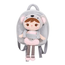 School Bags Multipurpose doll children's cute backpack shoulder bag with detachable panda/koala girl backpack 230719