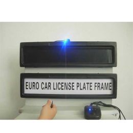 General steady plastic Stealth Remote control License plate frames Privacy Cover Licence Plate-frame keep vehicle safe suitable Eu317W