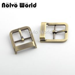 Bag Parts Accessories Nolvo World 1050 pieces 24mm 25mm 4 colors Brush antique brass pin buckle safety harness buckles 230719