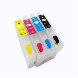 Refillable Ink Cartridge For XP-5100 XP-5105 WF-2860 WF-2865 XP5100 5105 2860 2865 Europe Printer1 Cartridges245W