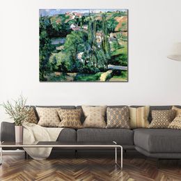 Abstract Canvas Art Jalais Hill Pontoise 1879-81 Paul Cezanne Handcrafted Oil Painting Modern Decor Studio Apartment