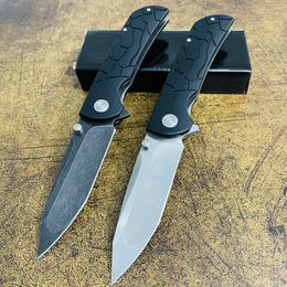 New R1701 Flipper Folding Knife DC53 Tanto Point Blade G10 Handle Outdoor Camping Hiking Ball Bearing Fast Open EDC Folder Knives