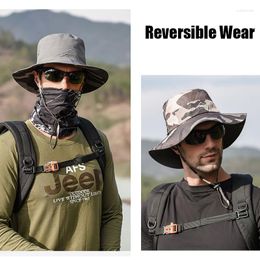 Men's Reversible berets in summer - Solid Color/Camouflage for Spring/Summer Outdoor Activities