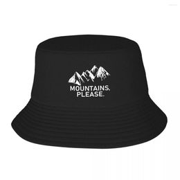 Berets Mountains Please Bucket Hat Kids Caps Golf Man Foam Party Hats For Men Women's