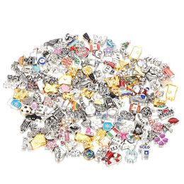 Whole Floating Charms DIY Jewelry Mixed 1500 Styles Alloy Charms for Magnetic Glass Living Lockets 200PC292s