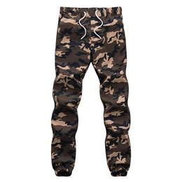 Cotton Mens Jogger Autumn Pencil Harem Pants Men Camouflage Military Pants Loose Comfortable Cargo Trousers Camo Jogge Quality231g