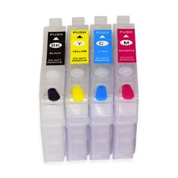 T702 T702XL Refillable Ink Cartridge for Workforce Pro WF-3720 WF-3733 WF-3730 Printer No Chip2936