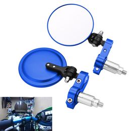 Für YZ250X YZ250FX YZ450FX WR450F WR250R Motorrad Spiegel 22 24mm Griff Bar End Rearview Außenspiegel fünf farben241B