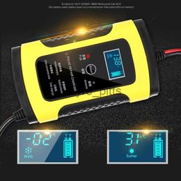 Other Batteries Chargers 35% Hot Sales!!! 12V 6A LCD Display Power Supply Full Automatic Battery Charger for Car Motor x0720