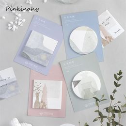 4Pcs lot Occident vase Self Stick Notes Self-adhesive Sticky Note Cute Notepads Posted Writing Pads Stickers Paper BQ012307t