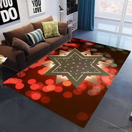 Carpets Christmas Tree Print Decorative Carpet Living Room Bedroom Kitchen Soft Large Carpet Anti-Slip Floor Mats Large Floor Mats R230720