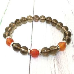 MG0610 A Grade Smoley Quartz Energy Bracelet High Quality Natural Carnelian Bracelet New Design Bracelet261o