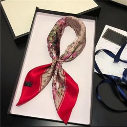 Designer Silk Scarf top Quality famous brand letter with logo Fashion pattern Scarves women Shawl Size 50 50cm179E