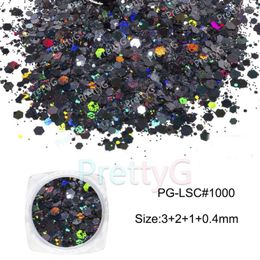 Nail Glitter PrettyG 2oz/58g Pack Holographic Chunky Mixes Sequins For Resin DIY Making Art Craft Makeup Decoration LSC