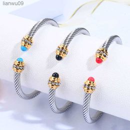 New Type C Stainless Steel Colourful Solanum Diphyllum Beads Women's Ball Show Fashion Luxury Jewellery Accessories Gift Bracelet L230704