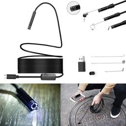 1200P 8LED 10M WiFi Endoscope Camera Inspection HD IP68 Waterproof car Mini 8mm Diameter Camera IOS Android Windows Mac System2540