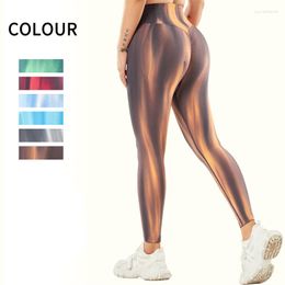 Active Pants Women Seamless Leggings Tie Dye Print High Waist Sexy Gym Women's Push Up Running Sport Fitness Workout Yoga Pant