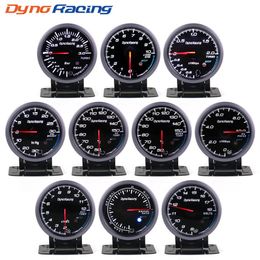 Dynoracing 2 5'' 60MM White Amber lights Oil pressure Water temp Oil temp Voltage Turbo Boost Exhaust gas temp gauge Ca331J