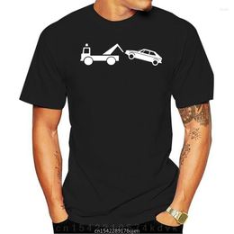 Men's T Shirts Classic Car Breakdown Humour T-shirt Scirocco Kohpweran Graphic Tees COTTON O-Neck Tops Streetwear Clothing